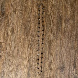 Long Black Necklace